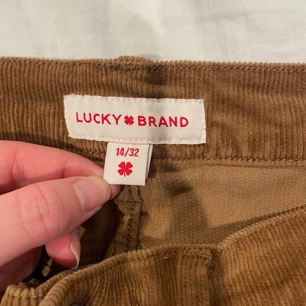 Lucky Brand Women's Tan Corduroy Jeans